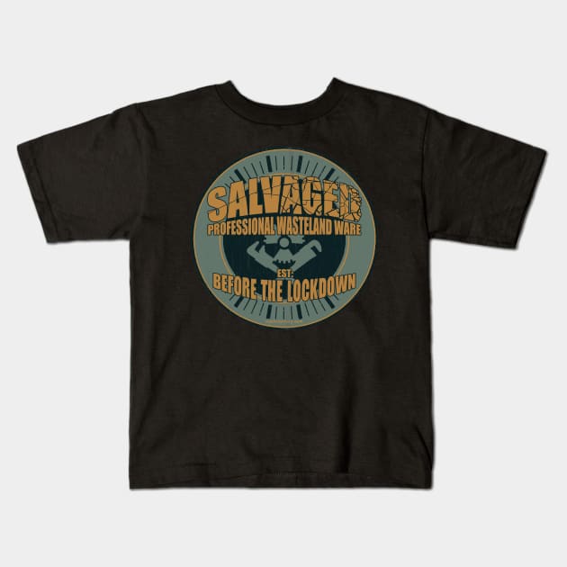 SALVAGED Ware Retro #1 Kids T-Shirt by SALVAGED Ware